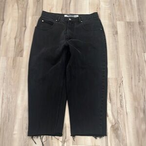 Black Baggy Anchor Blue 38x30 cut